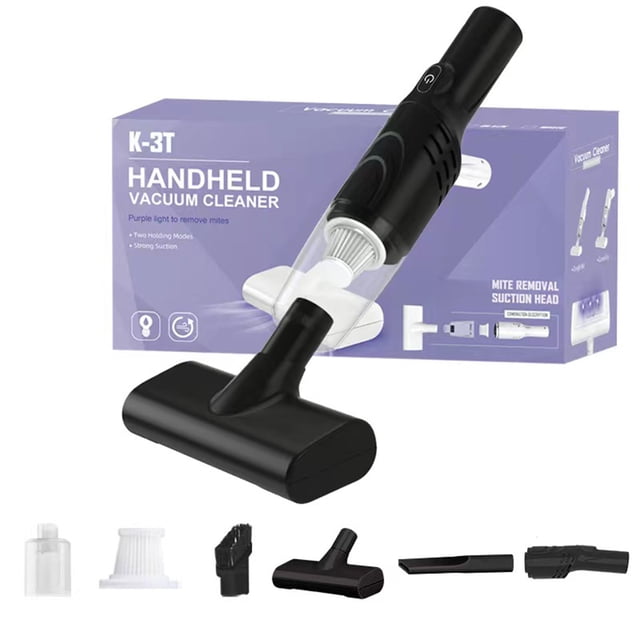 Lightweight Cordless Vacuum Cleaner Cordless Vacuum Cleaner with 30 Mins Long Runtime, Lightweight Cordless Mattress Vacuum Cleaner for Bed Sofa Portable Cleaner