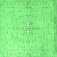 thumbnail image 1 of Ahgly Company Indoor Square Persian Emerald Green Traditional Area Rugs, 8' Square, 1 of 4