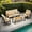 Beige, variant on Patio Furniture Set, Asofer 4 Piece Outdoor Chairs with Soft Cushion & Anti-Scald Handle for Porch, Lawn, Yard, Poolside, Gray