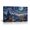 D, variant on XaaKee Celestial Fox Watch 0052 Mystic Observer Galaxy Sky Mountain Range Art Prints Canvas Wall Art Inner Framed 18*12Inch