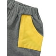 thumbnail image 5 of Sedceaty Boy's Summer Two Piece Set, Children's Dinosaur Printed Crew Neck T-shirt Shorts with Pocket for Toddlers, 5 of 9