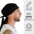 thumbnail image 6 of PMU Pirate Headwrap 21 Inch Black Skull and Crossbones Pirate Bandana Pkg/3, 6 of 7