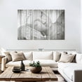 thumbnail image 3 of Elephant Stock Sleeping Buddha Wall Art - Horizontal Multi Panel Canvas - Living Room Wall Decor - People Multi Panel - Gray And White Decor - 74" x 48", 3 of 8
