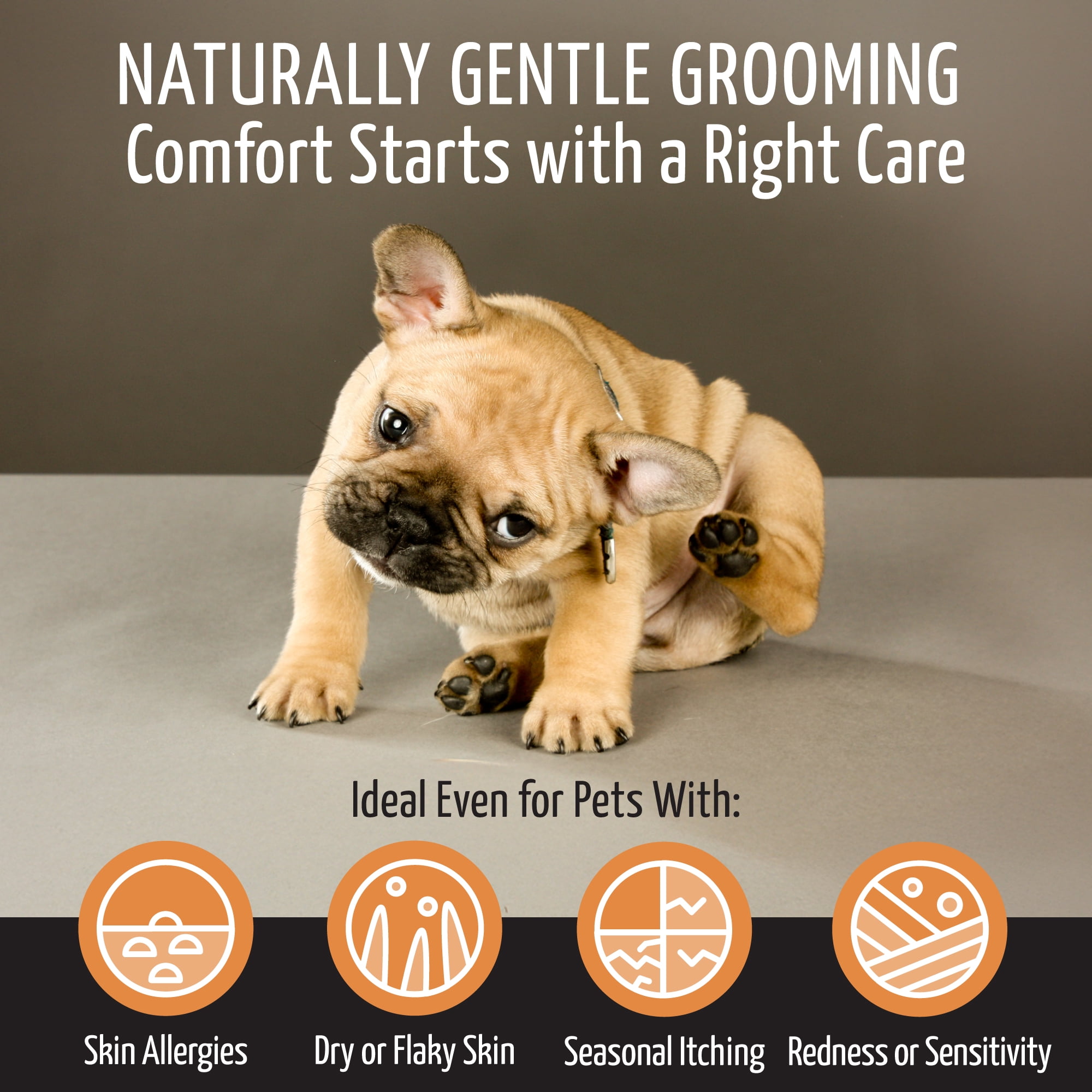 Tauro Pro Line 5in1 Dog Conditioner Detangler, Moisturizing Pet Wash for Dry Skin Daily Care, Gentle Cat & Puppy Conditioner (13.5 Fl Oz)