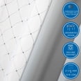 thumbnail image 3 of Mainstays Embroidered Curtain Panels, Set of 4, Grey, 27.5" W x 54" L, 3 of 5