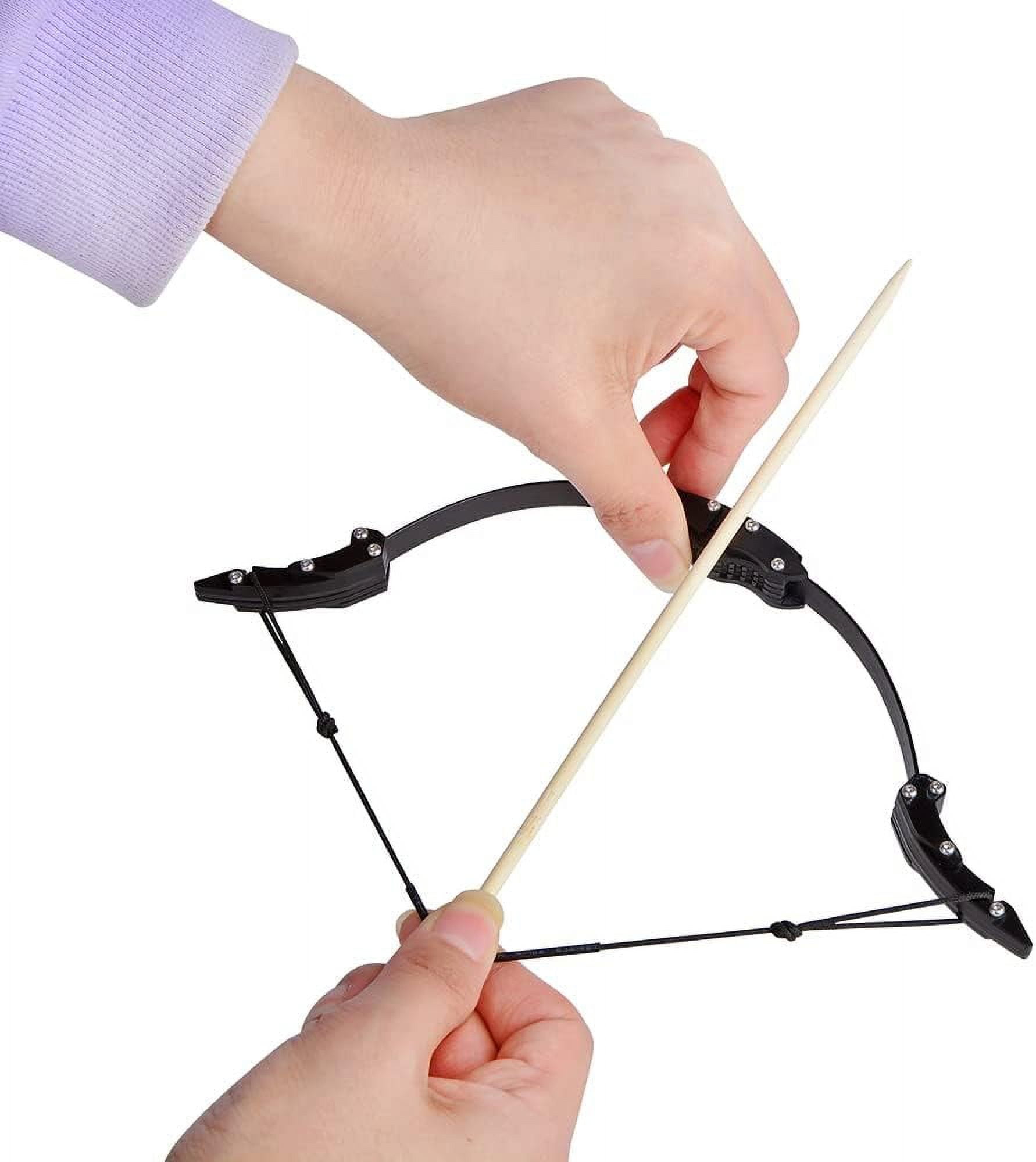 Mini Recurve Bow Set Mini Hunting Metal Material Bow for Right Hand Left Hand Hunting Shooting Practice