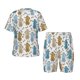 thumbnail image 1 of Balery Cartoon Poodle Dog Conjunto de Pijama Infantil de Manga Corta con Estampado – Ropa de Dormir de Algodón Suave-4X-Large, 1 of 6