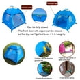 thumbnail image 3 of Xingzhi Outdoor Pet Tent Breathable Folding Puppy Kennel Excursion Cage Oxford Cloth Dog Cat Indoor House for Sleeping Playing M/Blue, 3 of 6