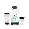 thumbnail image 1 of Licuadora Blueware 400W 3 Vasos 1.2L Vidrio + 1.2L y 750ml Plástico 2 Velocidades con Pulso Menta, 1 of 1