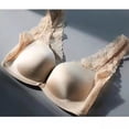 thumbnail image 4 of hoksml Women's Full Coverage Lace Racerback Front Closure Bra, Push Up Supportive Everyday Bra, 4 of 6