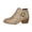 Khaki, variant on EliteGoogv Womens Chunky Heel Buckle Ankle Boots Fall Winter Fashion Booties For Ladies Boots US:6