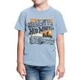 thumbnail image 2 of Hot Wheels Hot Rod City Skyline Boys Graphic Short Sleeve T-Shirt (Light Blue, S-XL), 2 of 4