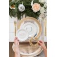 thumbnail image 3 of FRAÎCHE Holiday Gold Plastic Charger Plate Set, 4 pack, 3 of 6
