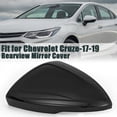 thumbnail image 1 of Rearview Mirror Cover Cap Shell Housing Black for Chevrolet for Cruze 2017-2019 Black Right, 1 of 3