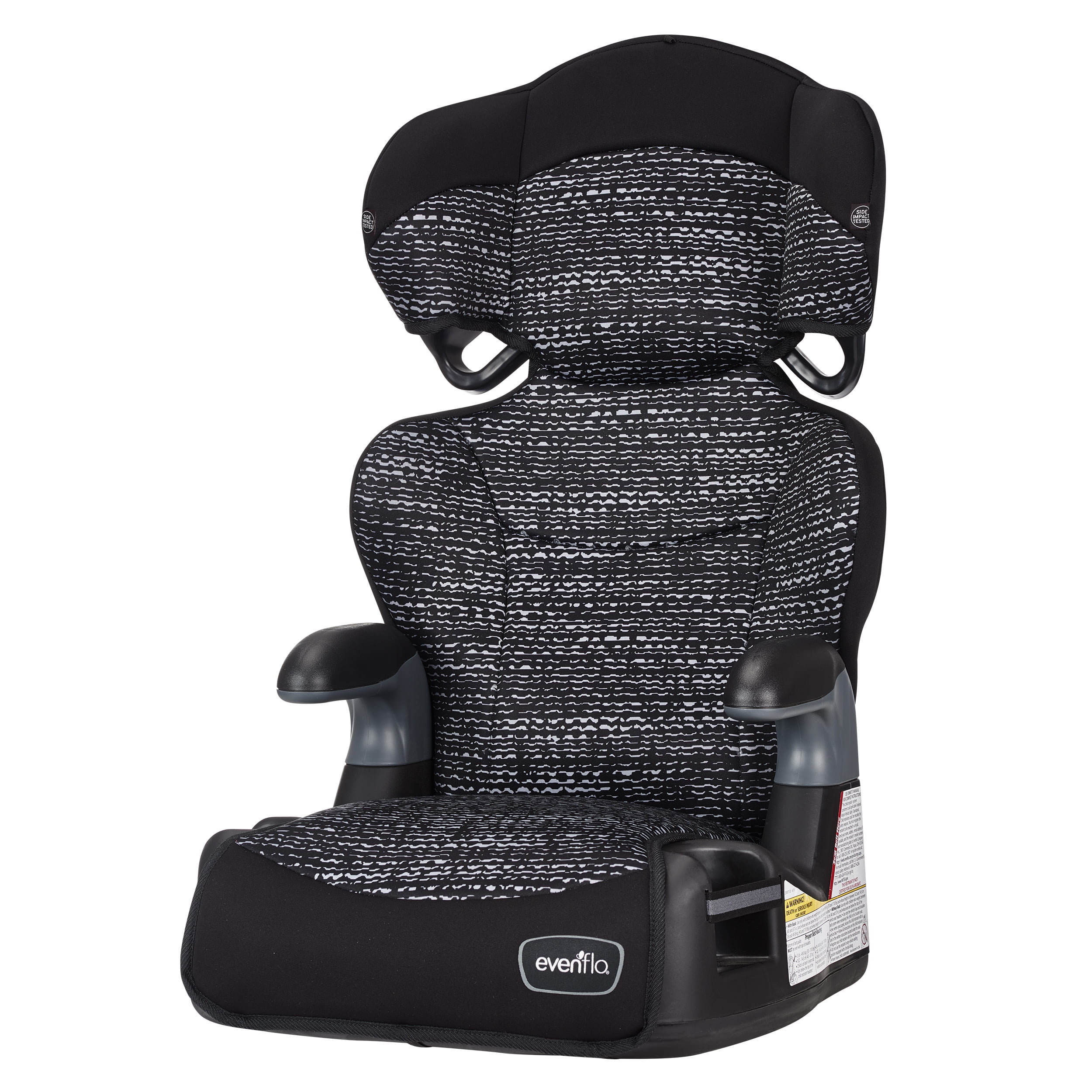 evenflo booster seat with back