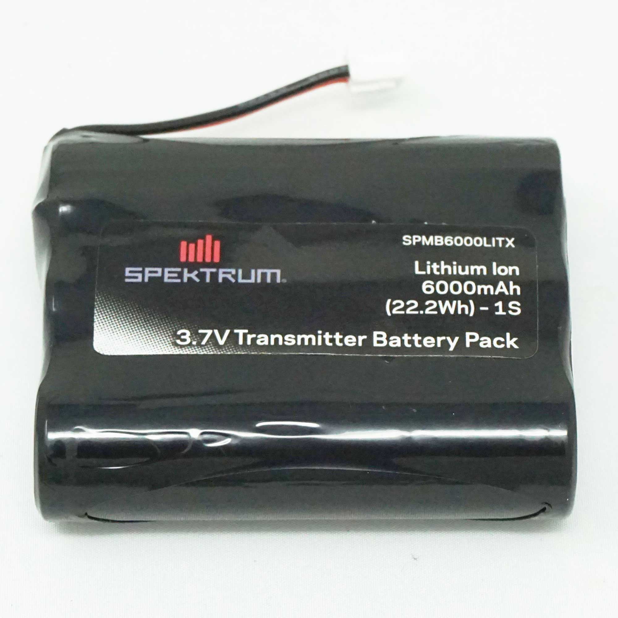Spektrum 3.7V 6000mAh 1S Transmitter Battery iX12/NX6/NX8 Tx Plug (XH