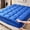 Blue, variant on Hotel Luxury Down Alternative Pillow Top Mattress Topper, 2" Thick Quilted Mattress Pad with Deep Pocket, Soft & Breathable Bed Topper, Fits 8"-21" Mattress（white,Twin)