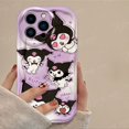thumbnail image 3 of Funda de teléfono con dibujos animados Kuromi Kiity Melody Pochacco para iPhone, 16, 15, 14, 13, 12, 11 Pro, XS, Max, XR, X, 7, 8, 6, 6s Plus, SE, 3 of 5