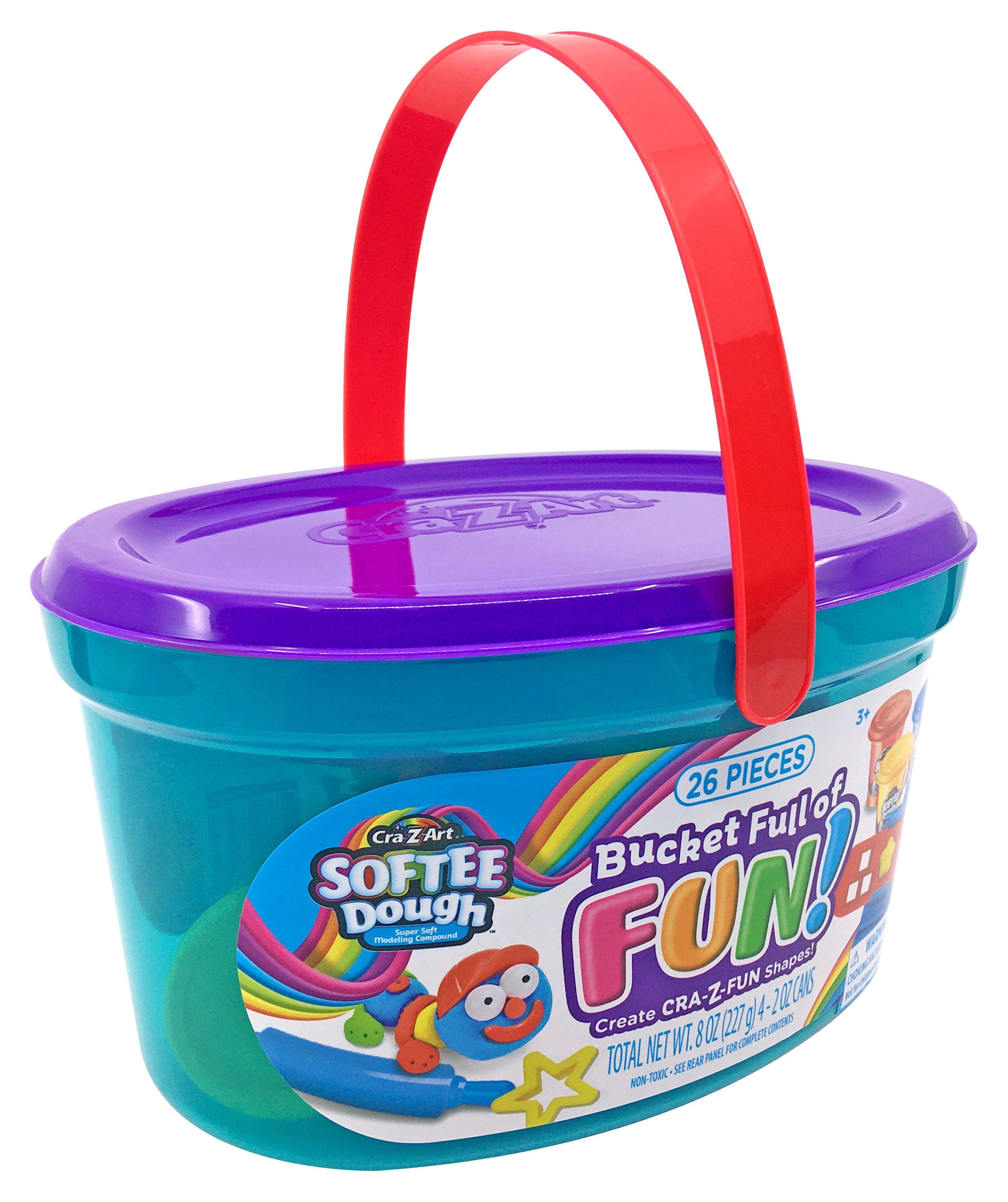 Cra-Z-Art Softee Dough Large Bucket Full of Fun - Multi-Color