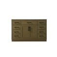 thumbnail image 5 of Elegant Kitchen and Bath Alden 54 inch Single Bathroom Vanity in Chestnut Brown, 5 of 10