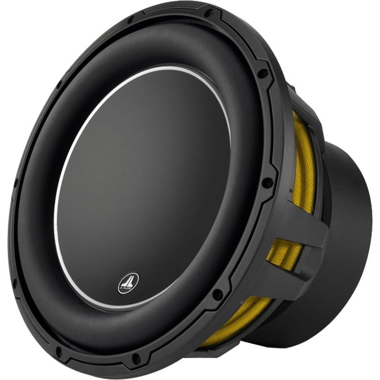 JL Audio 12W6v3-D4 Subwoofer,100 - 200 W RMS, 4 Ohm Impedance Bass