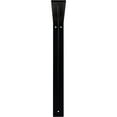 thumbnail image 3 of Ekena Millwork 2"W x 18"D x 18"H Legacy Steel Bracket, Powder Coated Black, 3 of 13