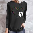 thumbnail image 2 of Womens Valentine's Day Sweatshirts Valentine's Day Color Love Print Loose Shirts Long Sleeve Round Neck Casual Pullover Blouses Tops, 2 of 4