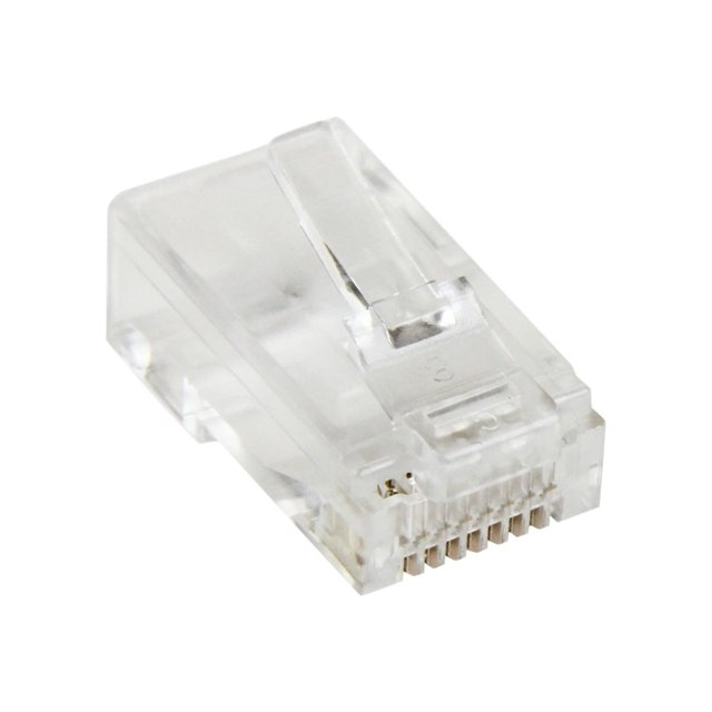 StarTech.com Cat5e RJ45 Stranded Modular Plug Connector - 50 Pkg - Bulk Cat 5e Plugs - 50x RJ45 Ends (CRJ4550PK) - Network connector - RJ-45 (M) - CAT 5e (pack of 50)