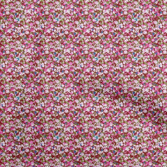 oneOone Cotton Cambric Red Fabric Texture Fabric For Sewing Printed Craft Fabric By The Yard 56 Inch Wide
