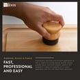 thumbnail image 4 of John Boos Butcher Block Oil & Cream Applicator for Wood Surfaces, Hardwood, 4 of 10
