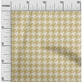 thumbnail image 2 of oneOone Rayon Beige Fabric Houndstooth Diy Clothing Quilting Fabric Print Fabric By Yard 56 Inch Wide, 2 of 4
