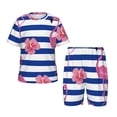 thumbnail image 1 of Fotbe Flamingo Pijama Estampada de 2 Piezas para Niños – Ropa de Dormir de Manga Corta Cómoda para Niños y Niñas, Camiseta y Shorts de Algodón-Small, 1 of 6
