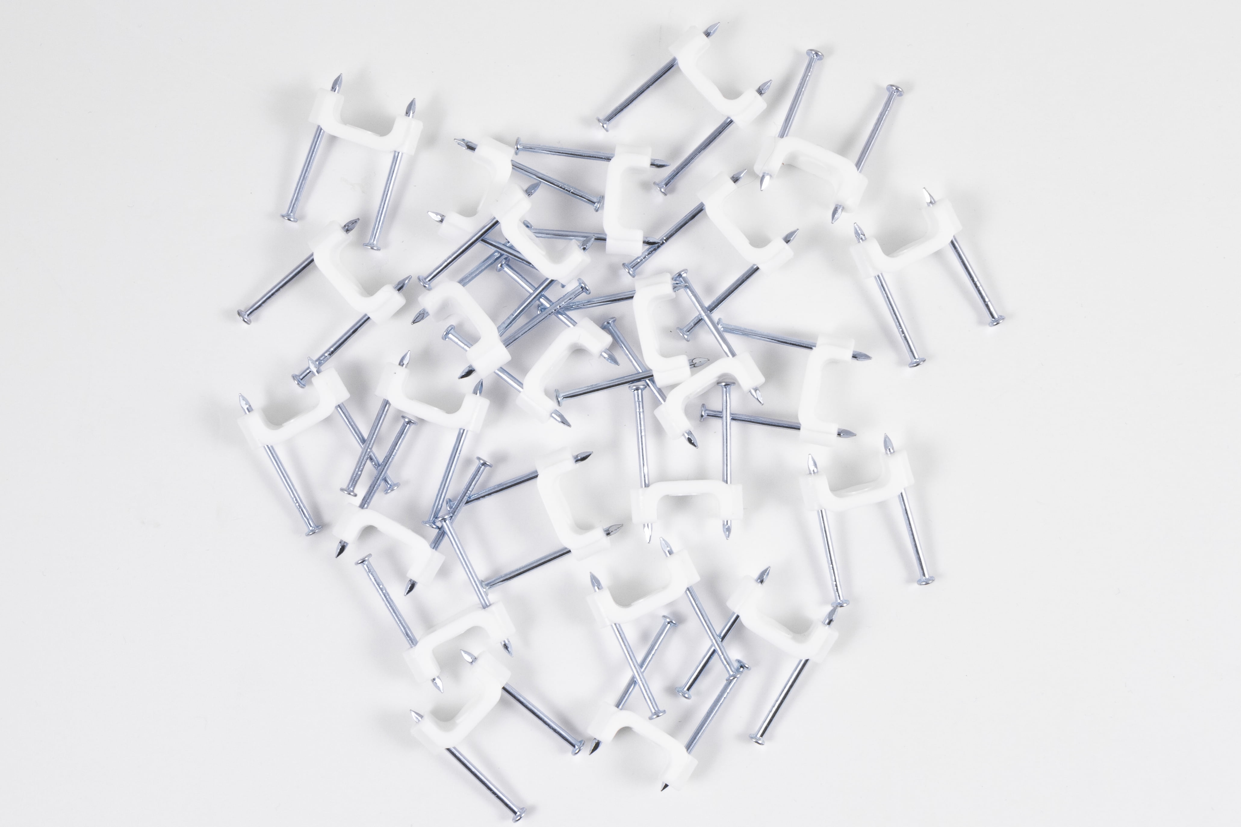 (2 pack) Hyper Tough Plastic Staples, 25 Pack, 34363