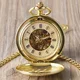 thumbnail image 5 of Reloj De Bolsillo Dorado Mecanico, 5 of 8