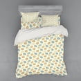 thumbnail image 1 of Ambesonne Easter Bedding Set 4 Pcs, Boho Inspired Egg Motifs, Queen, Pale Yellow Slate Blue, 1 of 3