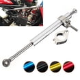 thumbnail image 4 of BUYISI 330mm Universal Motorcycle Adjustable Steering Damper Stabilizer Aluminum Balancing Lever Stabilizer For Kawasaki For Suzuki Silver, 4 of 5