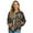 Black-Skull Floral, variant on Dachshund Floral Printed Sweatshirts for Women Long Sleeve Jackets Zip Up Outwear Coat Fall Winter Outfits, 3XL