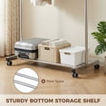 thumbnail image 5 of Riousery Heavy-Duty Stainless Steel Clothing Rack with Wheels, Adjustable Height & Length for Closet Organization, 5 of 10
