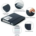 thumbnail image 4 of Deli Business Card Book Holder, Card Organizer, Name Card Book Holder, Hold 180 Cards, Blue, 4 of 7