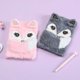 thumbnail image 5 of Lovely Animals Notebook Kids Plush Diary For Girls Teens Fuzzy Journal Writing Pad A5 Lined 160 Pages, 5 of 5