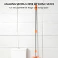thumbnail image 6 of SATRINO Wall Cleaner Mop with Long Handle , 3-in-1 Ceiling Cleaning Tool Duster with 6 Replacement Microfiber Chenille Pads for Painted Walls, Baseboard, Window, Floor (Orange), 6 of 7