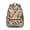 Camel-3, variant on Tropical Flower and Leaves Backpack for Students Wear-Resistant, Adjustable Strap School Bag with Colorful Boho Floral Design