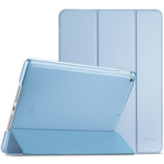 ProCase iPad 10.2 Case iPad 9th Generation 2021/ iPad 8th Generation 2020/ iPad 7th Generation 2019 Case, Slim Stand Hard Back Shell Protective Smart Cover Case for iPad 10.2 Inch -SkyBlue