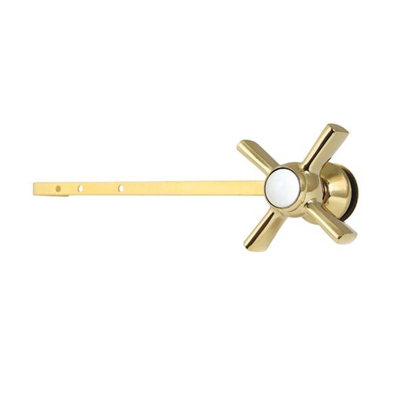 Kingston Brass KTZXD2 Millennium Universal Front or Side Mount Toilet Tank Lever, Polished Brass