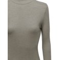 thumbnail image 3 of FashionOutfit Women's Mock Turtle neck Long sleeve Knit Top Sweater, 3 of 3