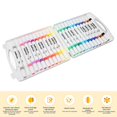 thumbnail image 4 of Dual Tip Marker Pen 24 Colors Quick Drying Waterproof Professional Marker Pens Acrylic Marker for DIY Writing Glass Fabric, 4 of 4