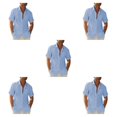 thumbnail image 1 of Guardurnaity Viajar Senderismo Estilo casual Camisa con botones para hombres Niños Verano Playa Caminar Tops Ropa diaria Ropa ligera Type2 NO2, 1 of 6