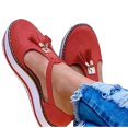 thumbnail image 4 of Sneakers for Women Slip On Low Top Walking Shoes Casual Summer Comfort Non Slip Flat Loafers, 39, 4 of 6
