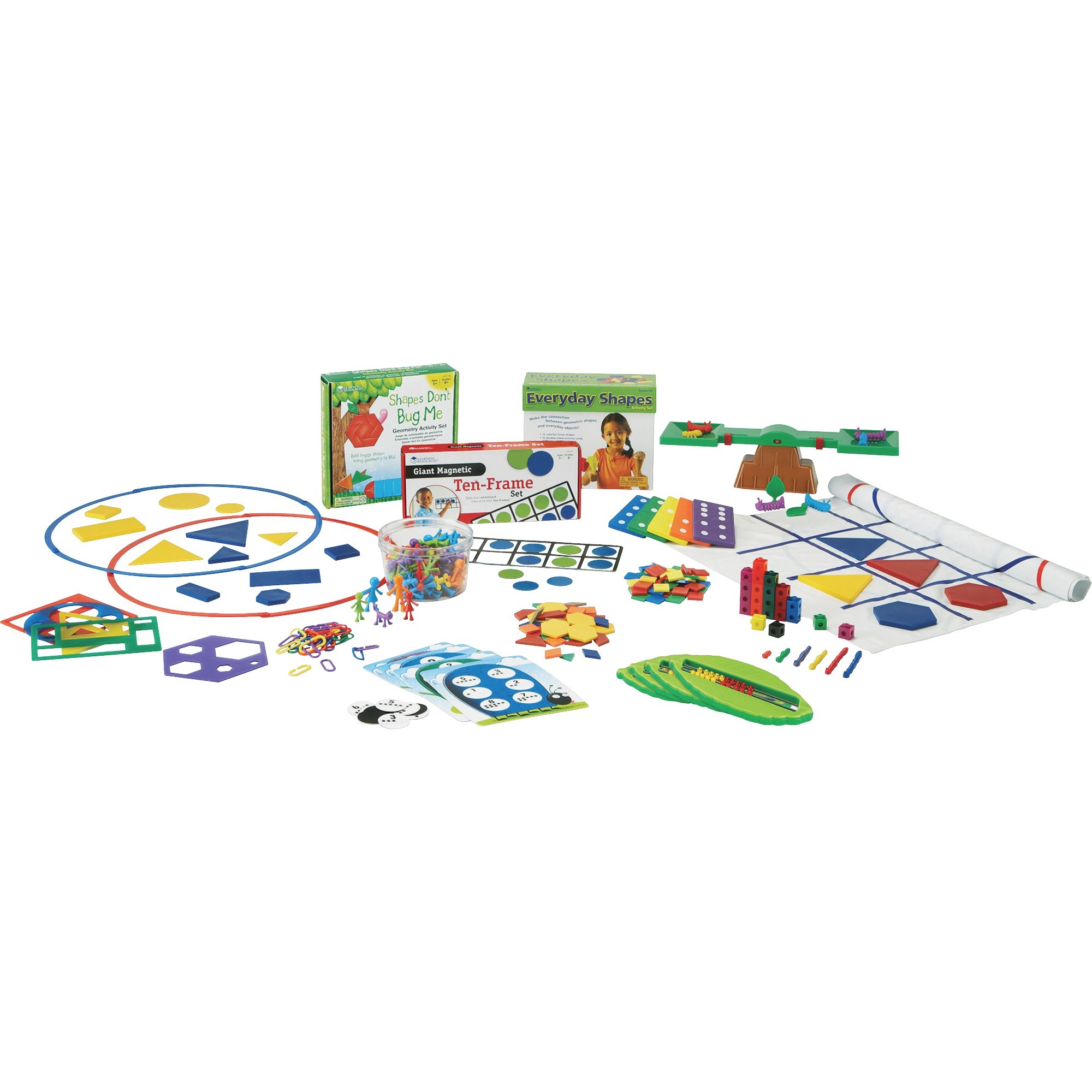 Learning Resources, LRNLER1720, Kindergarten Math Kit, 1 Each, Assorted