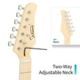 thumbnail image 3 of Glarry GTL Adult 6 Steel String Electric Guitar,Yellow, 3 of 6
